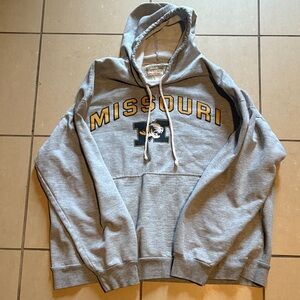 Big Ball Sports Gray Missouri Hoodie Large
